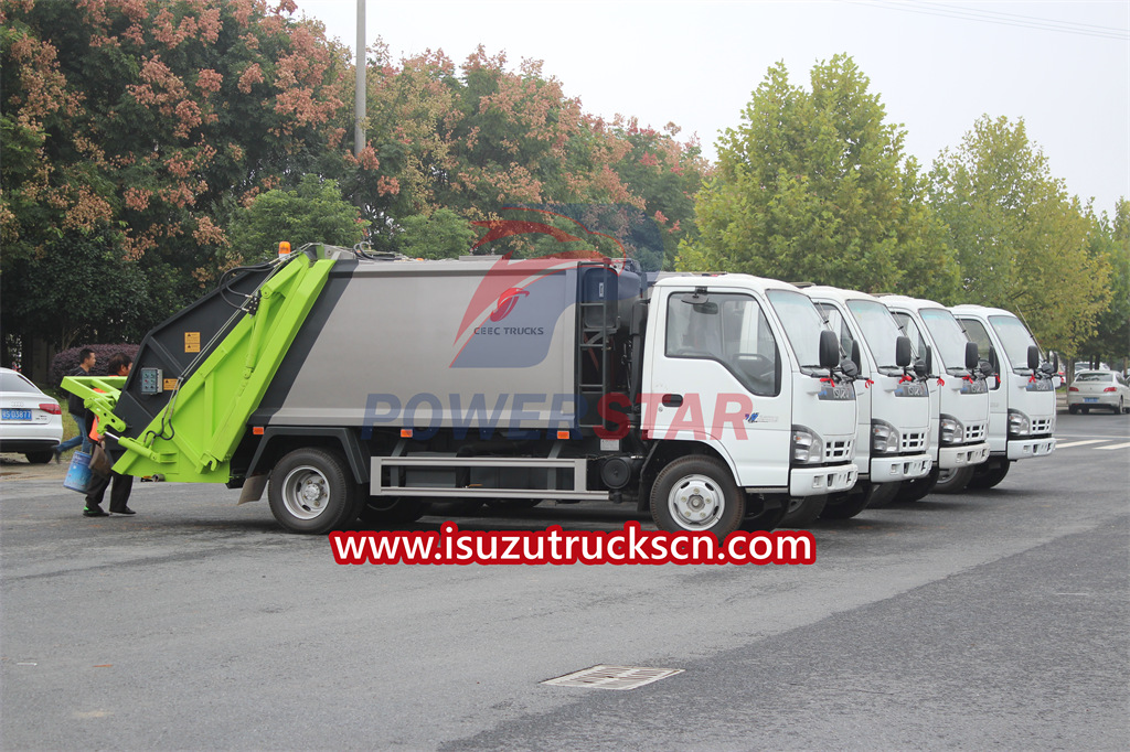 Camion compattatore di rifiuti ISUZU NKR 6cbm