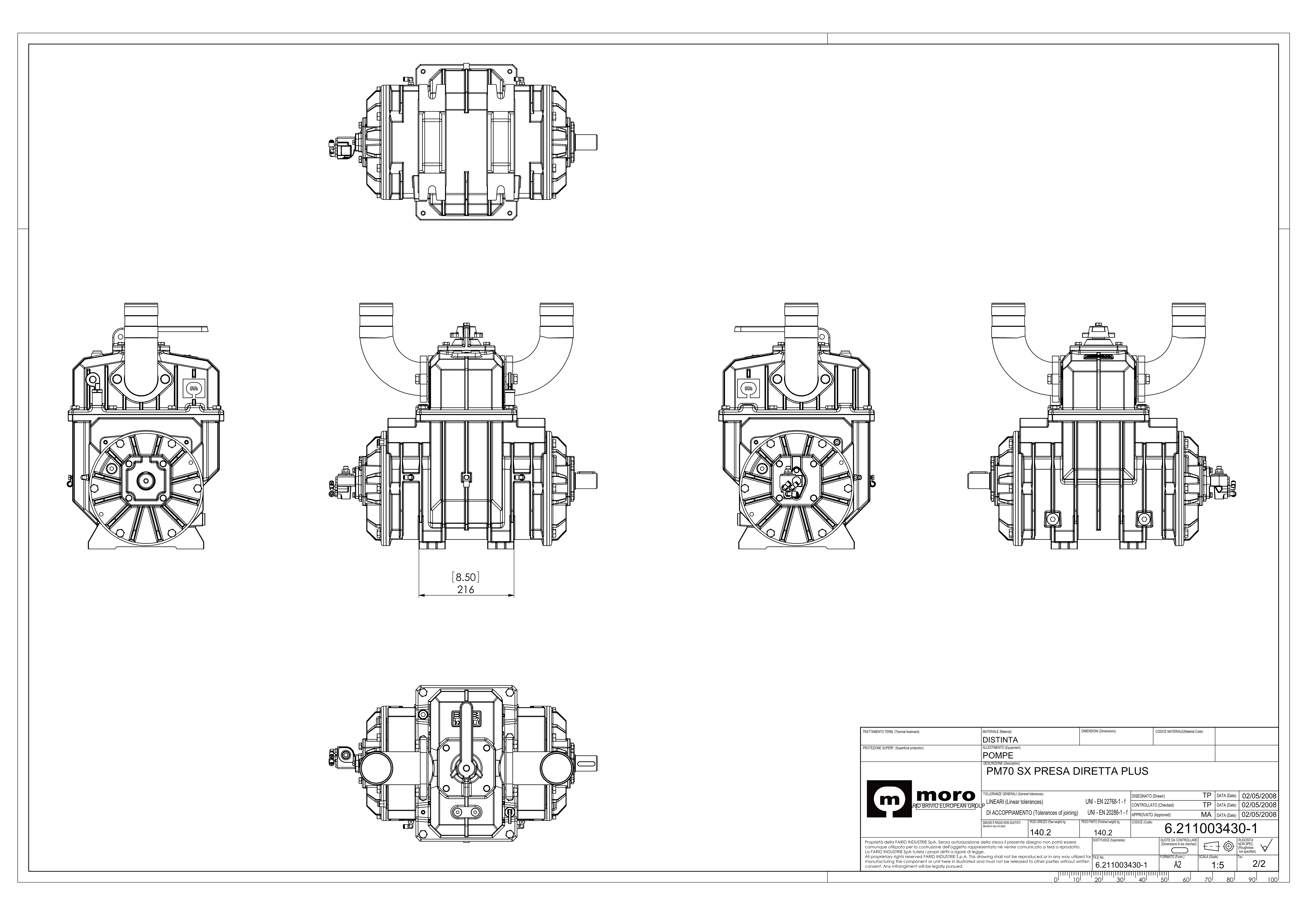 Isuzu cab chassis Truck Mounted Sewer Cleaner moro PM70A PARTS LIST technical drawing