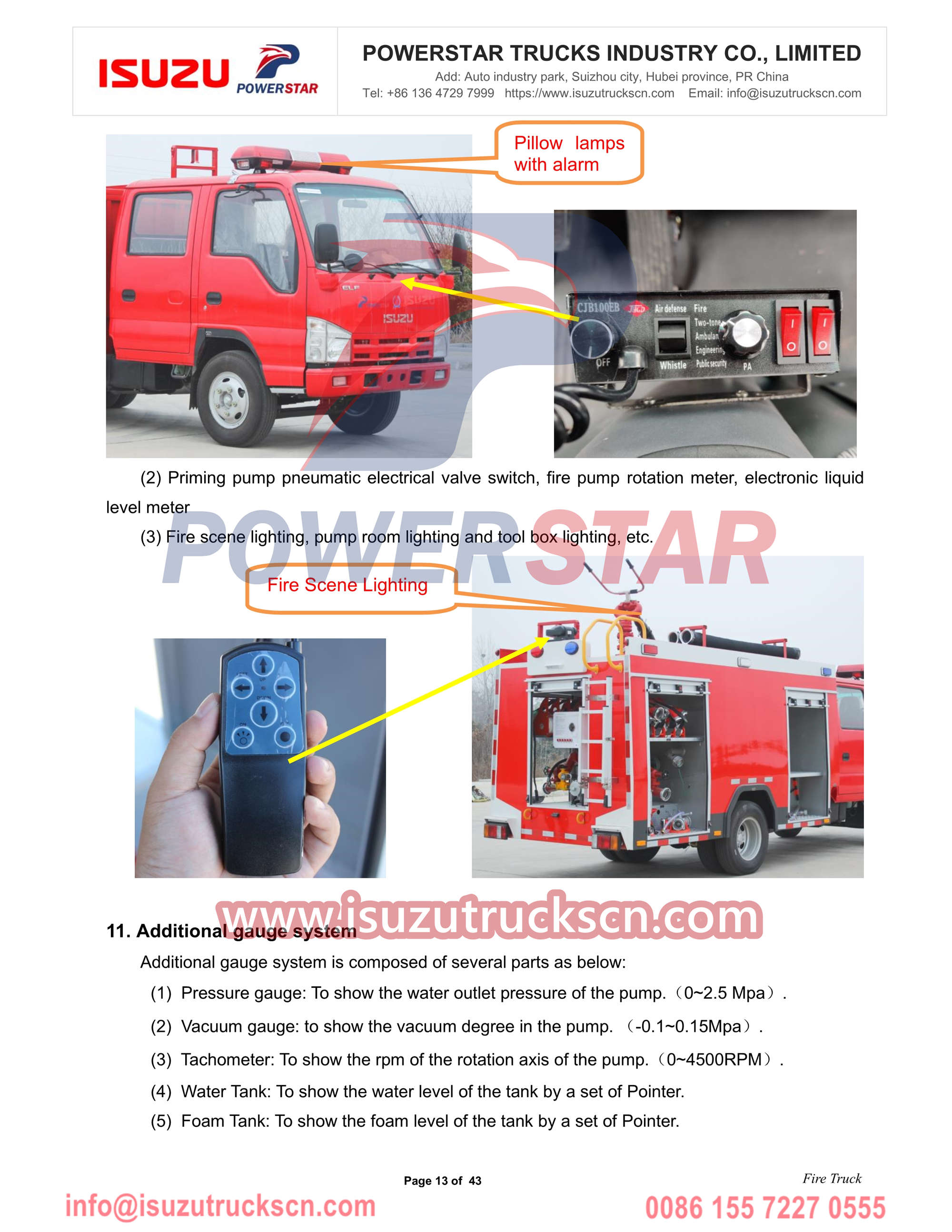 Tender antincendio Isuzu