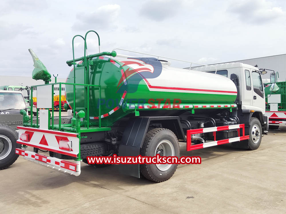 Isuzu brand Street Sprinkler Road Water Truck 12m3