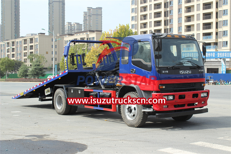 Isuzu rollback tow truck