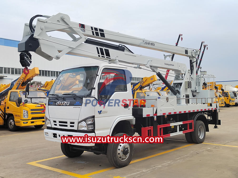 Camion con piattaforma aerea Isuzu