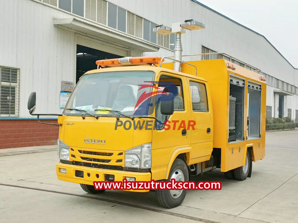 Camion con illuminazione di emergenza Isuzu