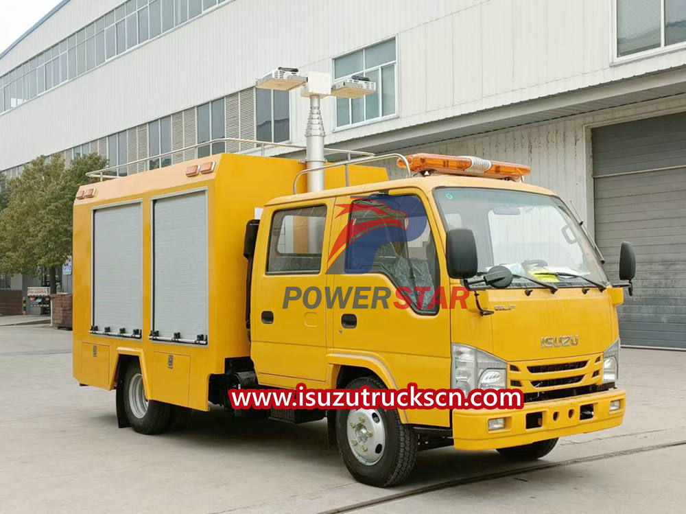 Camion con illuminazione di emergenza Isuzu