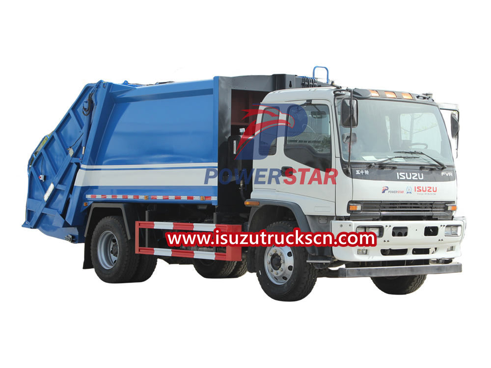 Camion della spazzatura compattatore Isuzu