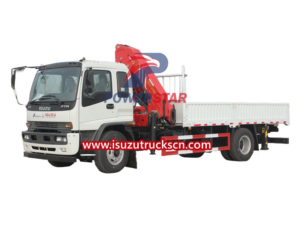 Camion Isuzu con gru