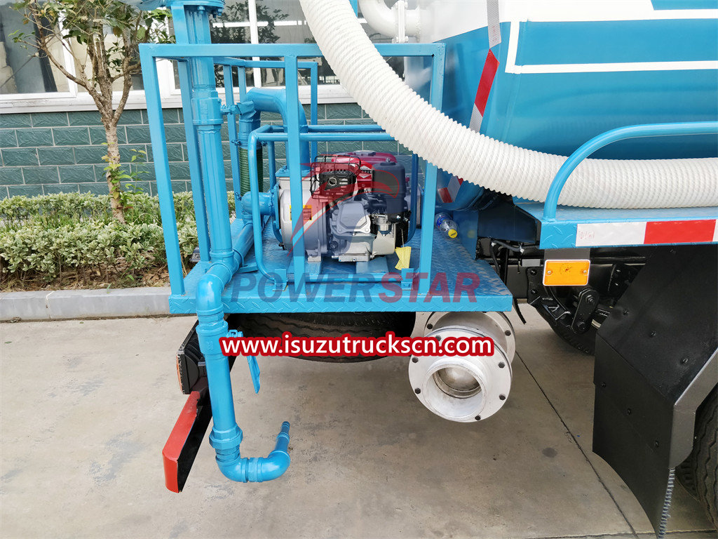 Isuzu sewage truck