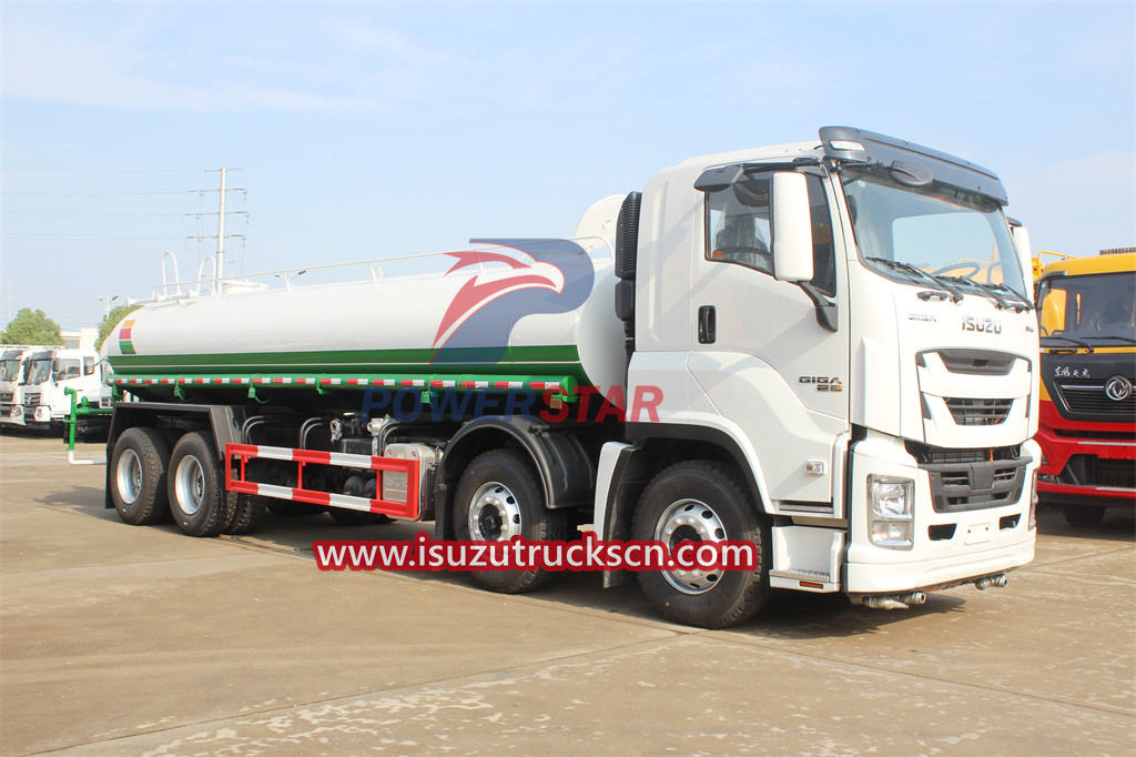 6WG1 Engine Isuzu Giga Street Water Trucks