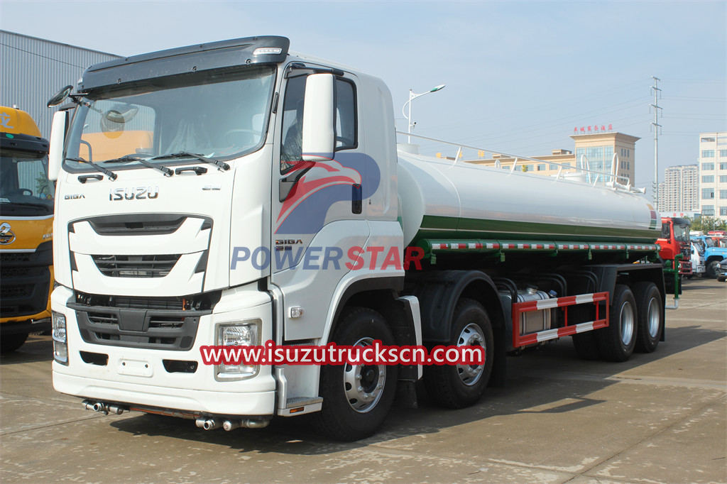 25ton Giga Isuzu 420hp Street Water Sprinkler Truck 