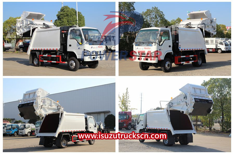 isuzu garbage compactor truck