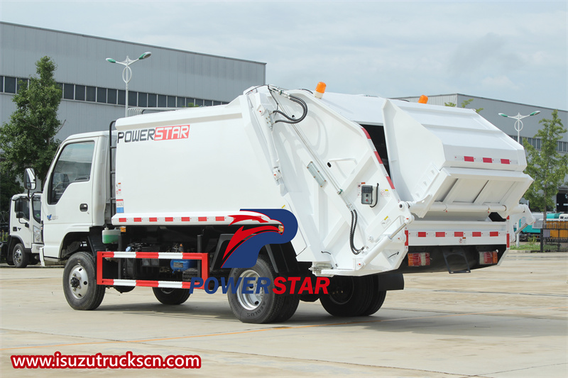 isuzu rear loader compactor