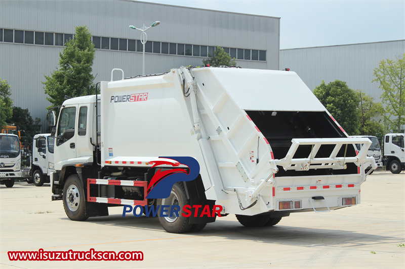 isuzu garbage compactor truck