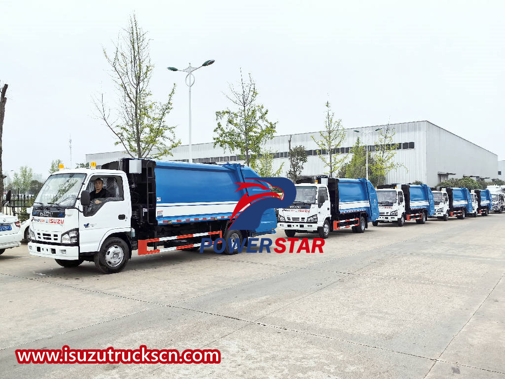 Camion compattatore di rifiuti Isuzu