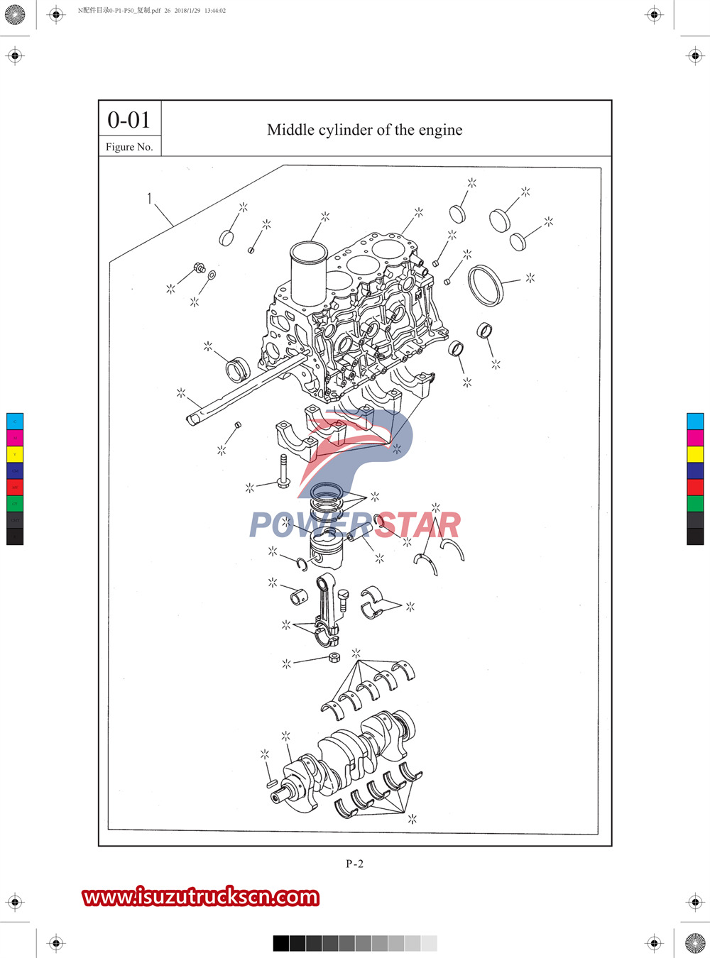 Catalogo ricambi commerciali Isuzu serie N1