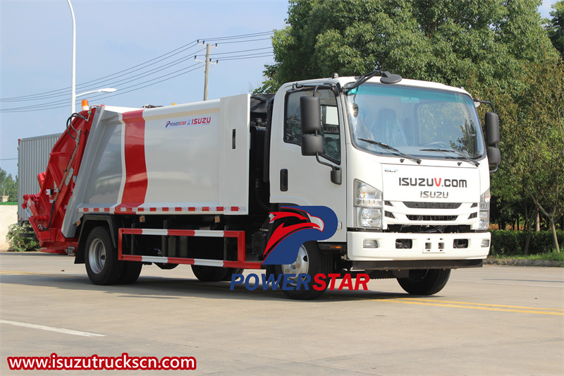 Isuzu 8cbm rear loader truck