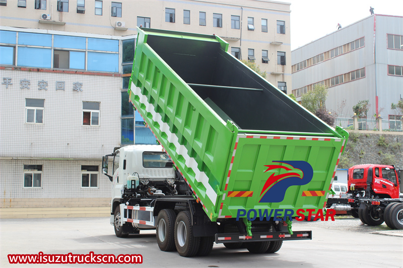 Isuzu 6x4 heavy-duty garbage dump truck