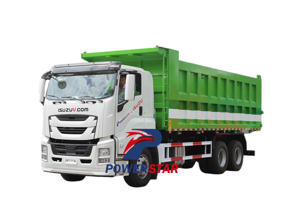 ISUZU 6WG1 420HP Middle lifting Dump Truck