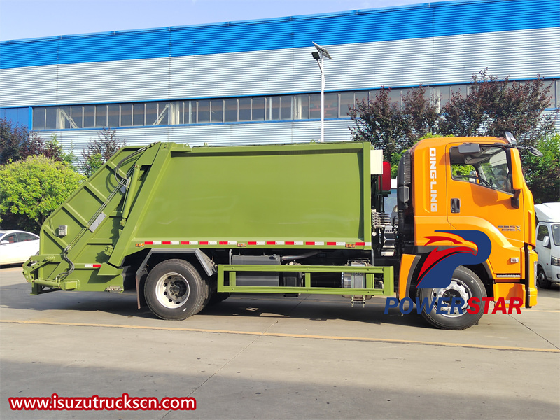 Isuzu GIGA 5X chassis cabin rear loader compactor