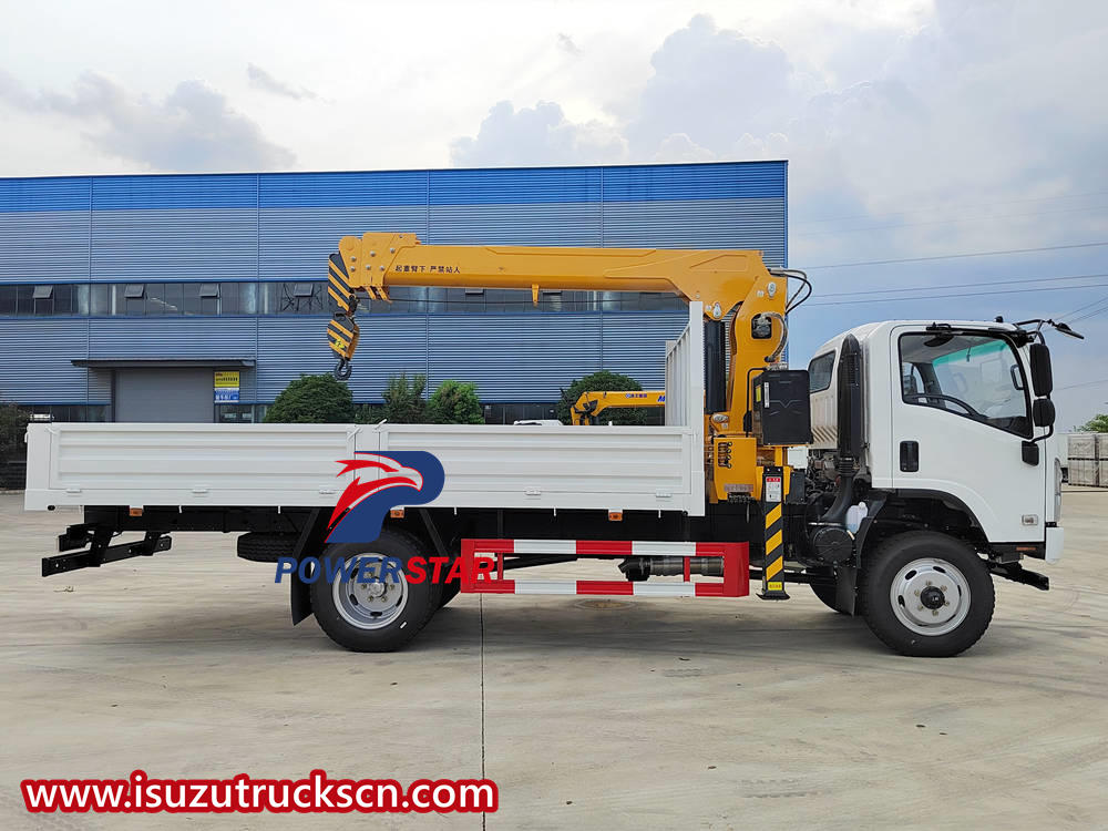 Isuzu truck with crane