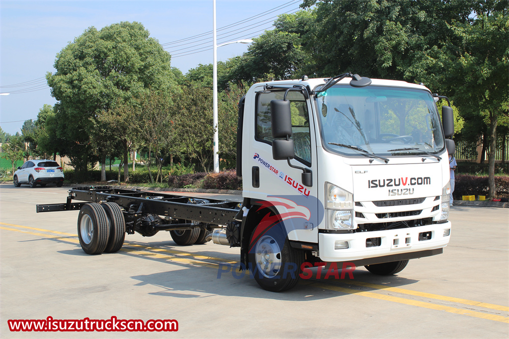 Isuzu NPR cargo truck chassis