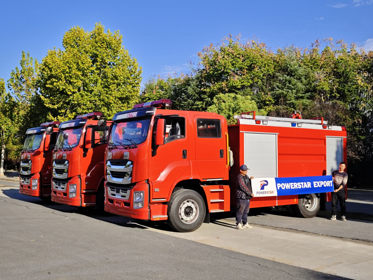 Ethiopia 3 units Isuzu Giga Rescue Fire Engine