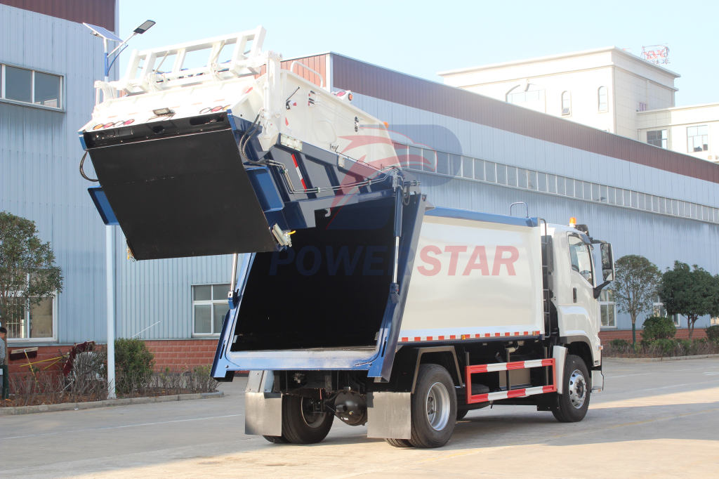 6HK1-TCG61 Trash compactor body by Isuzu giga trucks pictures and specifications