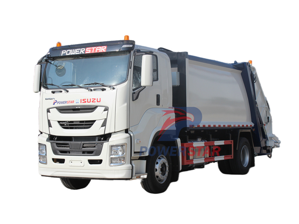  Isuzu new FVR GIGA 4X2 14cbm waste collection truck