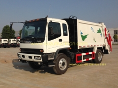 Japanese brand 12 cbm FVR waste compactor vehicle ISUZU