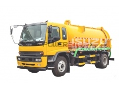 Widely used vacuum sewage truck Isuzu sewage suction tanker with best price