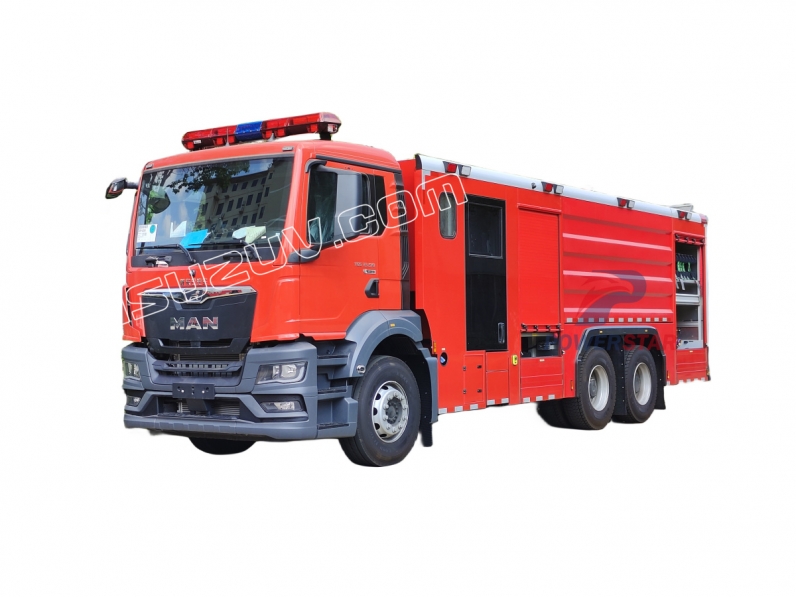 Independent Row Cabin MAN TG5 12000L Water Tanker Fire Engine truck