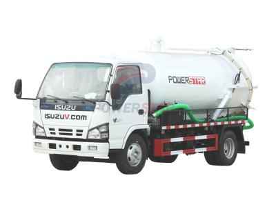 Isuzu 600P 4KH1 130HP vacuum trucks