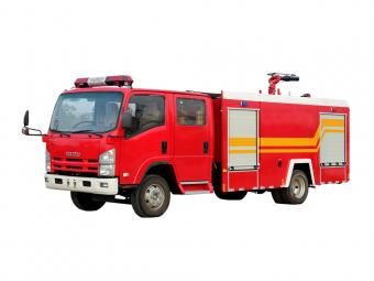 Isuzu NPR ELF 5cbm fire rescue command truck