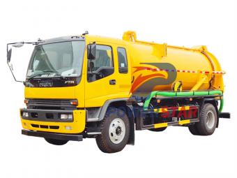 Isuzu wastewater pump truck factory