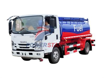 ISUZU NPR 120HP diesel mobile refueling tanker truck