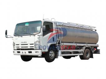 ISUZU stainless steel fuel bowser for sale