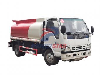 ISUZU 600P mobile fuel tank truck for sale