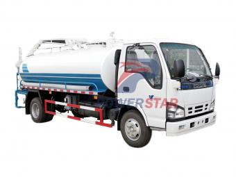 ISUZU NKR vacuum tanker fecal sludge truck