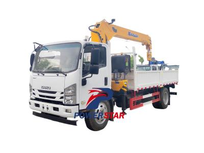 Philippine Isuzu ELF 4 ton lorry crane truck