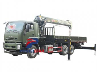 Isuzu VC46 GIGA truck with palfinger SPS25000 crane