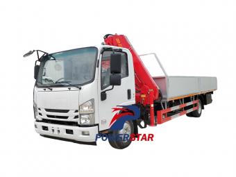 ISUZU 700P knuckle boom truck crane