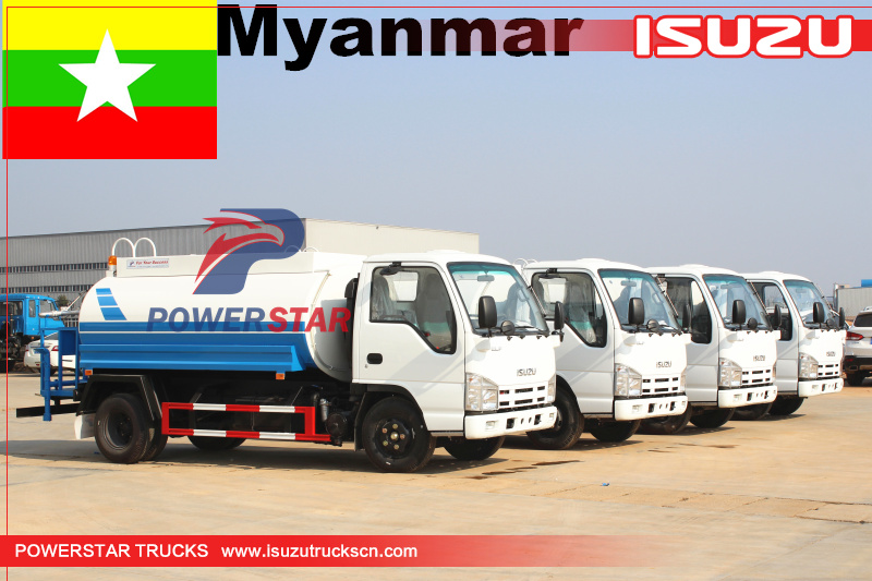 Autocisterne Isuzu da 5.000 litri per il Myanmar
    