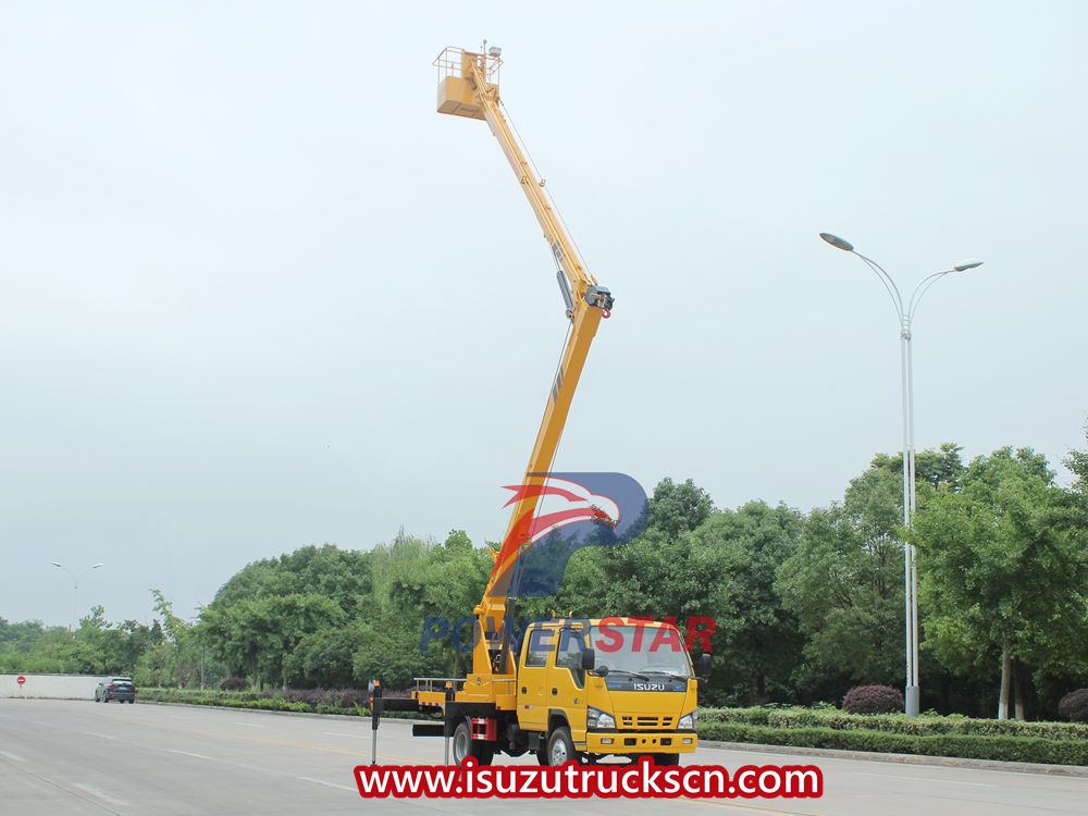 Consigli di sicurezza per il camion con piattaforma aerea Isuzu
    