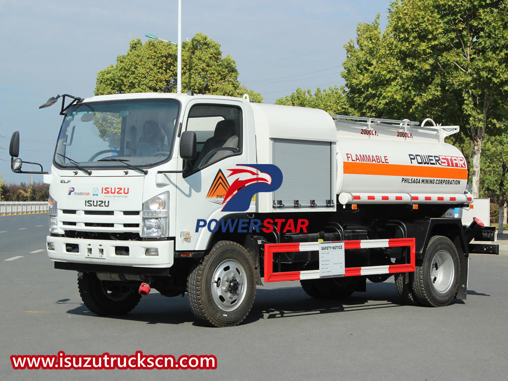 Autocisterna diesel fuoristrada filippina Isuzu 4x4
    