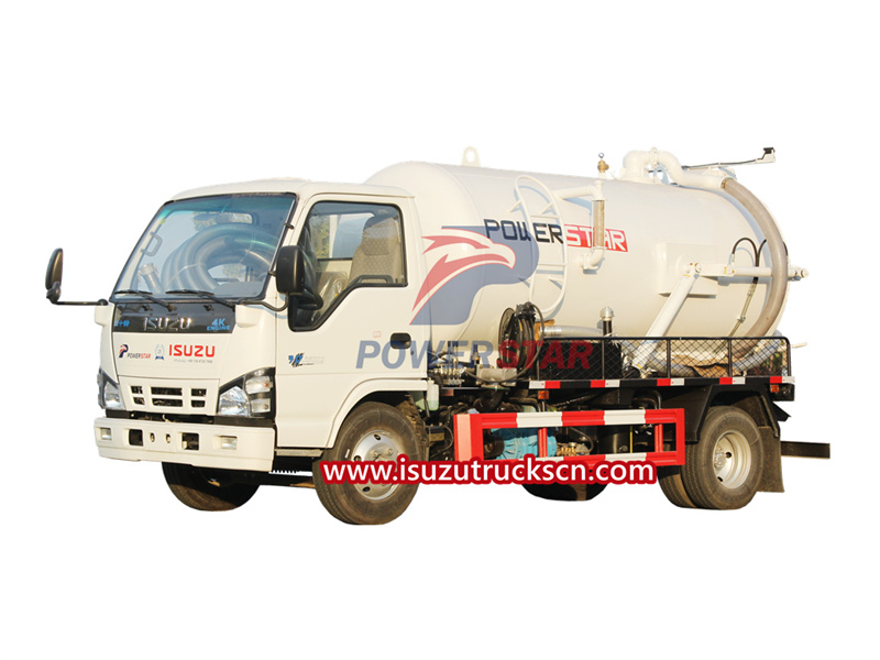 Come utilizzare il camion aspirante isuzu 600P
    