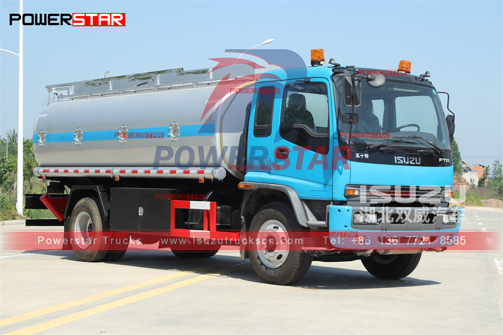 Esportazione di camion Bowser per carburante ISUZU FTR/FRR/FSR 16CBM nelle Filippine Manuale operativo
    