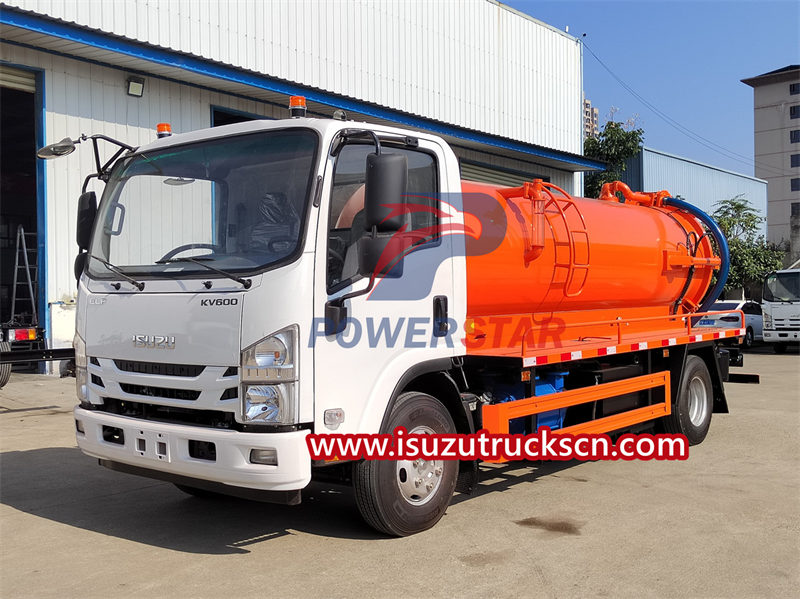 Specifiche e disegno della pompa per vuoto per camion cisterna Isuzu Sewage Dealing XD-420
    