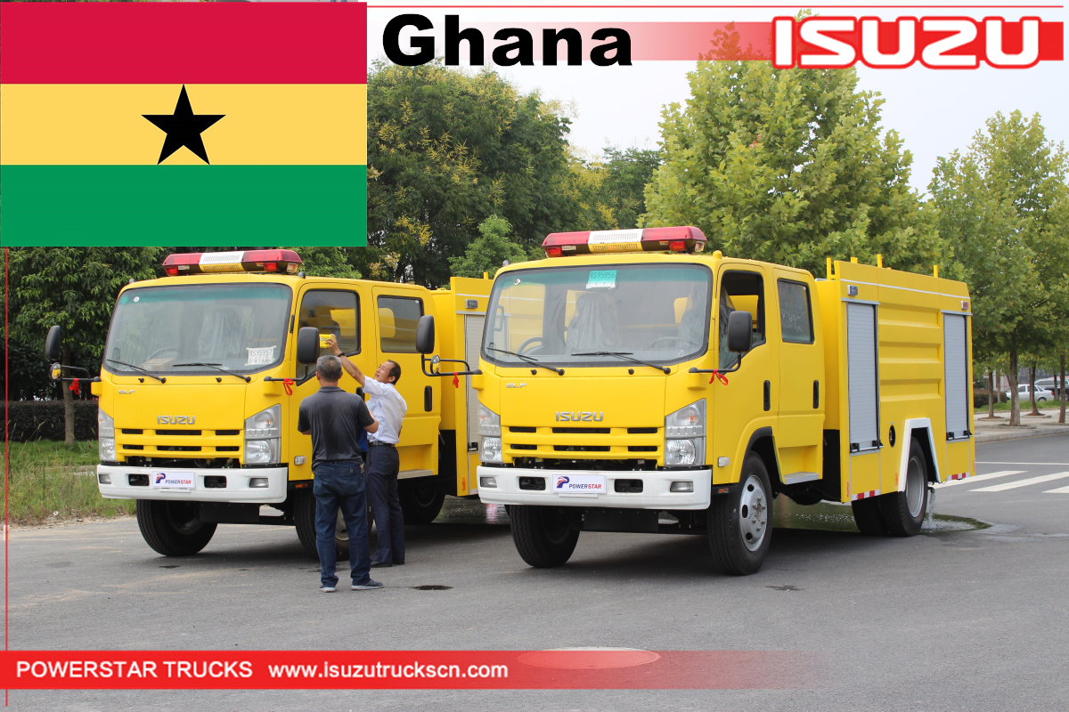 Ghana - 2 unità ISUZU camion antincendio acquatico
    