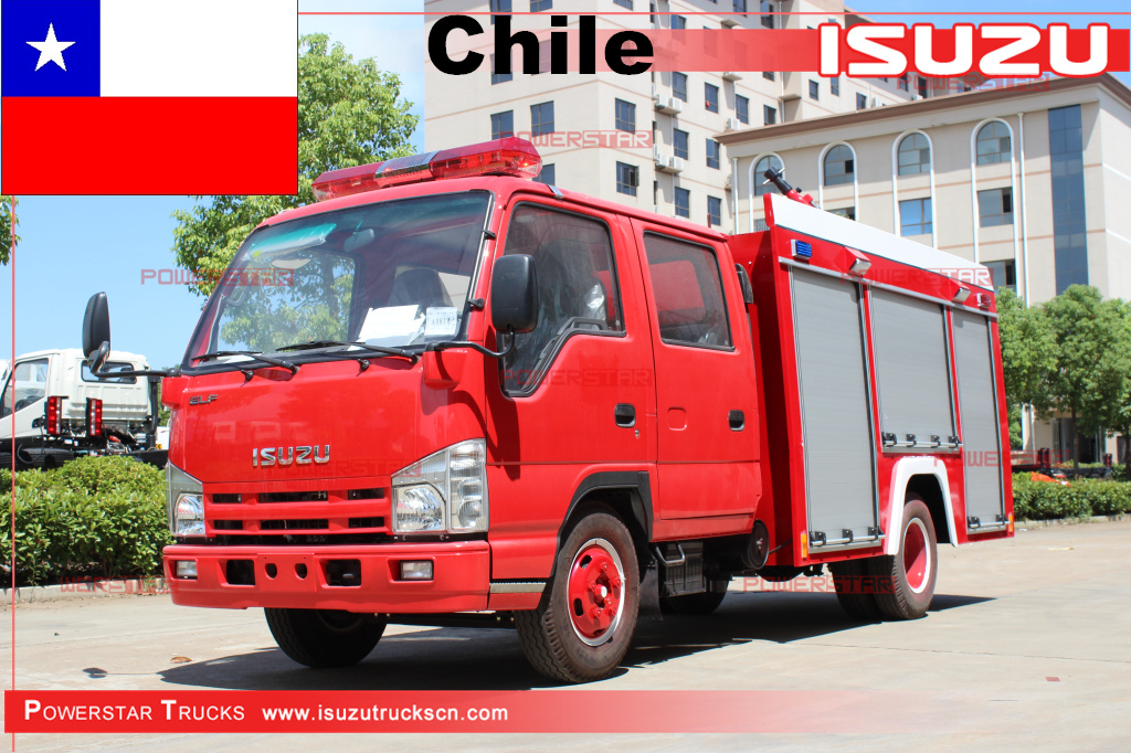 Cile - ISUZU elfo acqua Autopompa antincendio
    