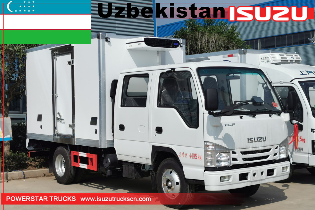 Uzbekistan - Camion frigorifero doppia cabina ISUZU
    