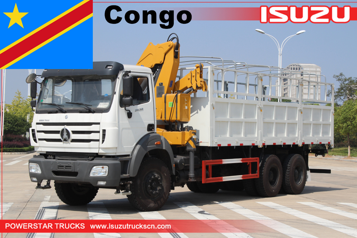 Congo - 1 unità di camion Beiben con gru XCMG
    